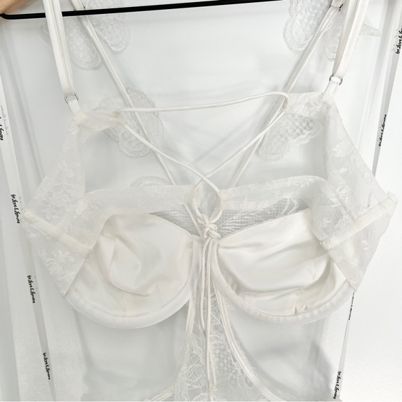 For Love and Lemons Mackenzie Butterfly Lace Slip Cut Out Dress Size Med… - Picture 14 of 14